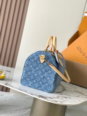 wholesale quality monogram speedy bandouliere denim m14430